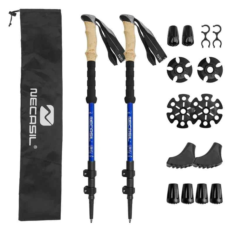 Lightweight Aluminum Trekking Pole with Shock Absorption | Hiking & Climbing