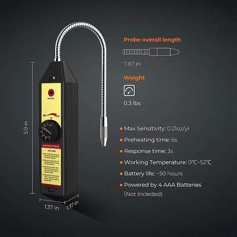 WJL-6000 Freon / Halogen Leak Detector Habicare