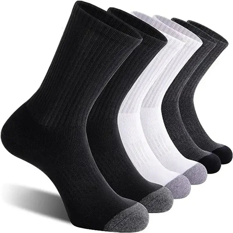 10 Pairs Plus Size Men's Athletic Socks (3 colours available) Habicare
