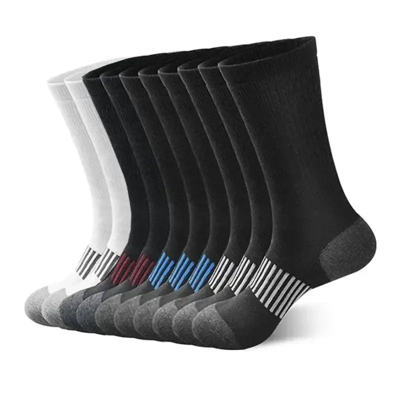 10 Pairs Plus Size Men's Athletic Socks (3 colours available) Habicare