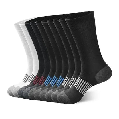 10 Pairs Plus Size Men's Athletic Socks (3 colours available) Habicare