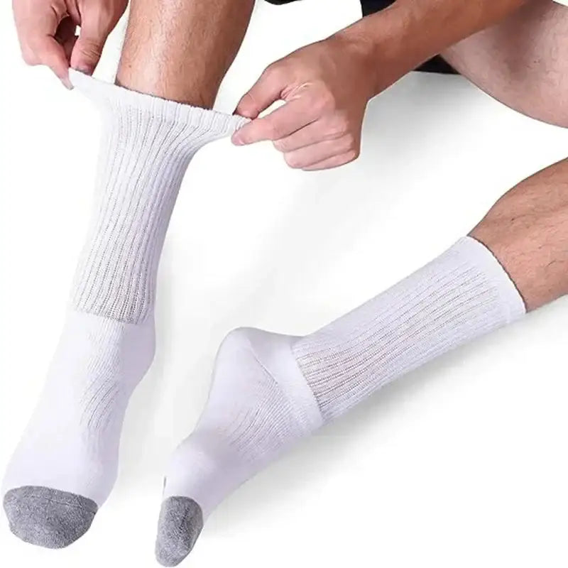 10 Pairs Plus Size Men's Athletic Socks (3 colours available) Habicare