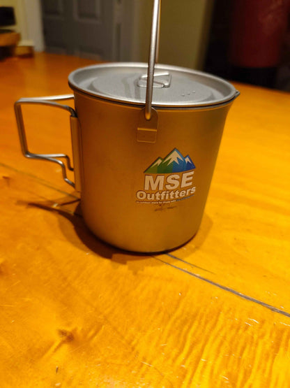 MSE Outfitters Titanium Pot 750ml | Ultralight Camp Cookware