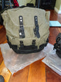 Waxed Canvas Leather Backpack — Retro Heritage Rucksack | Travel & Adventure Pack