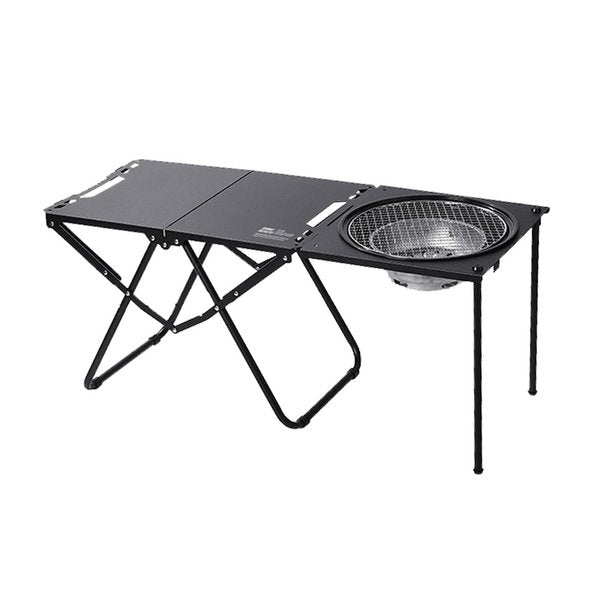 ECOTREK Folding BBQ Table – 93cm Portable Outdoor Cooking Station ZF10312 ECOTREK