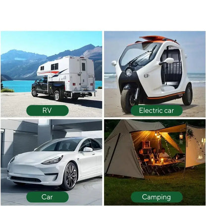 Habicare 100W 12V solar panel kit with controller for RVs, caravans, and home use, featuring multiple options in the image.
