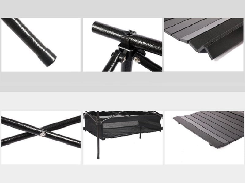 Portable Folding Table Tea Picnic Camping Barbecue Square Table 55cm dealonline.co.nz