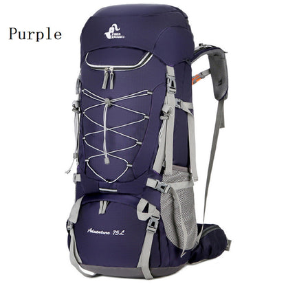 75L Camping & Hiking Backpack – Outdoor Travel Mountaineering Pack with Rain Cover ECOTREK