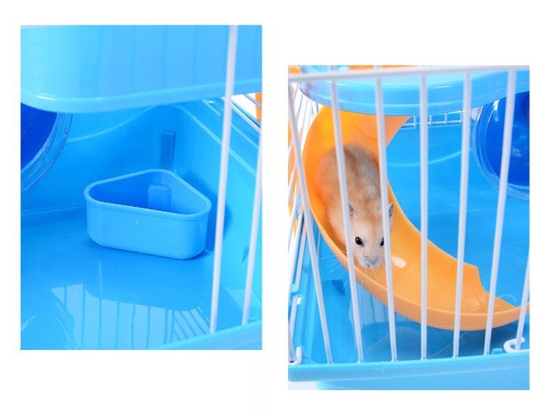 3 Tiers Gorgeous Hamster Mouse Cage pet toy Storey Fantasia Cage Castle - Pink dealonline.co.nz