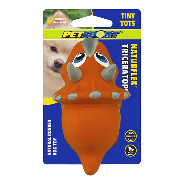 NaturFlex Tiny Tots Triceratops 4in/10cm Animal Addiction Limited