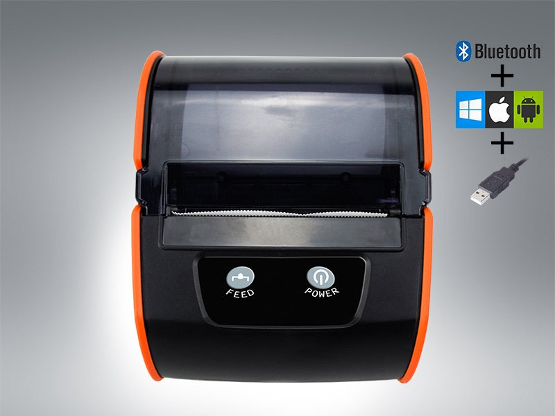 USB 80mm Thermal Sticker Tracking Label Printer Paper Barcode Printing Machine dealonline.co.nz