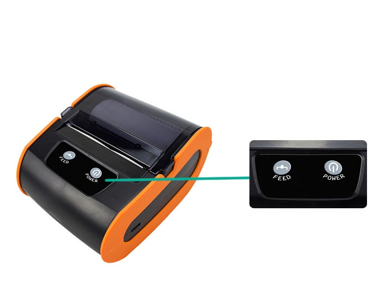 USB 80mm Thermal Sticker Tracking Label Printer Paper Barcode Printing Machine dealonline.co.nz