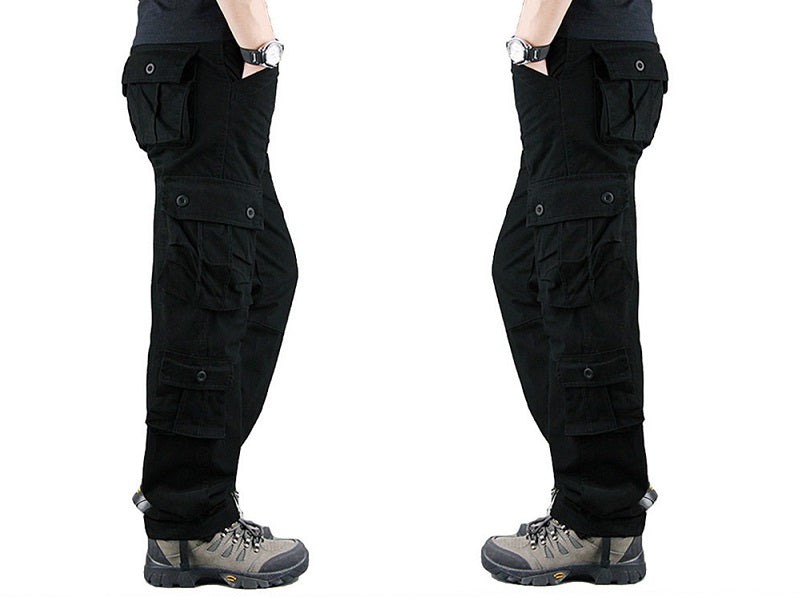 Cargo Pants Outdoor Solid Color Trousers Hiking Work Pants dealonline.co.nz