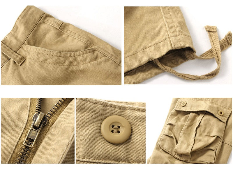 Cargo Pants Outdoor Solid Color Trousers Hiking Work Pants dealonline.co.nz