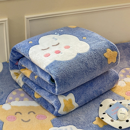 Fleece Blanket Soft Comfy Plush Winter Warm 200cm - ShopHub