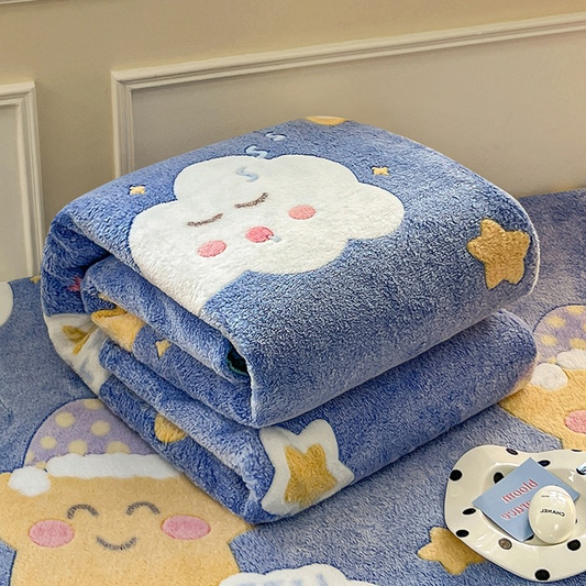 Fleece Blanket Soft Comfy Plush Winter Warm 200cm - ShopHub