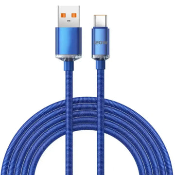 Habicare 9eight5 120W Super-Fast USB-C charging cable for smartphones, black cable with USB-C connector visible