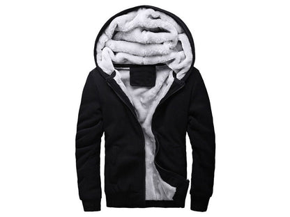Fleece Lining Thermal Hood Jacket Size S-2XL dealonline.co.nz