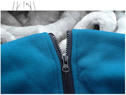 Fleece Lining Thermal Hood Jacket Size S-2XL dealonline.co.nz