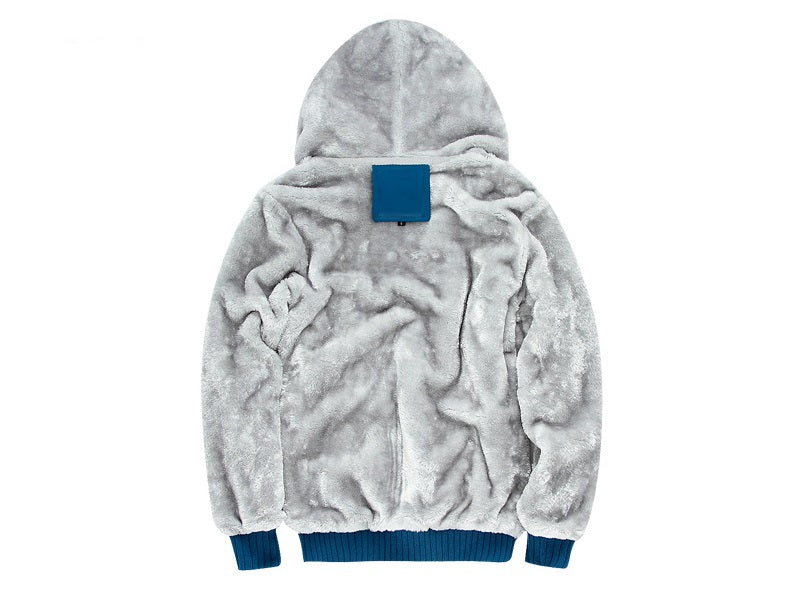 Fleece Lining Thermal Hood Jacket Size S-2XL dealonline.co.nz