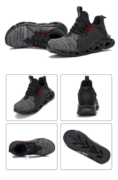 Steel Toe Work Shoes Safety Sneakers Industrial Shoes Lightweight Puncture Proof dealonline.co.nz