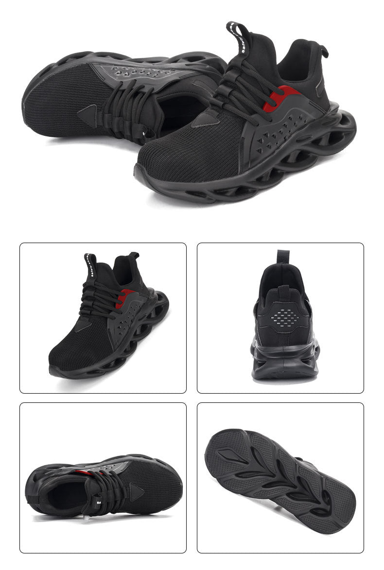 Steel Toe Work Shoes Safety Sneakers Industrial Shoes Lightweight Puncture Proo - ShopHub