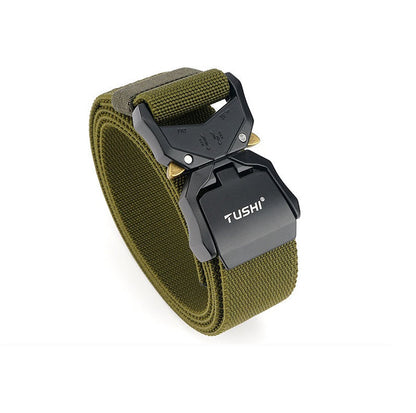 Tactical Belt Military Hiking Nylon Web Rigger Work Belts Heavy-Duty Quick-Relea dealonline.co.nz