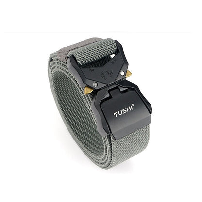 Tactical Belt Military Hiking Nylon Web Rigger Work Belts Heavy-Duty Quick-Relea dealonline.co.nz