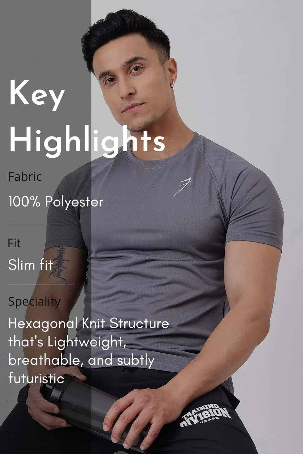 Slate T-Shirt Grey