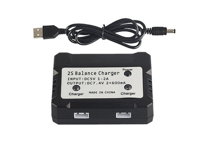 2 in 1 7.4V USB Charger for Drone dealonline.co.nz