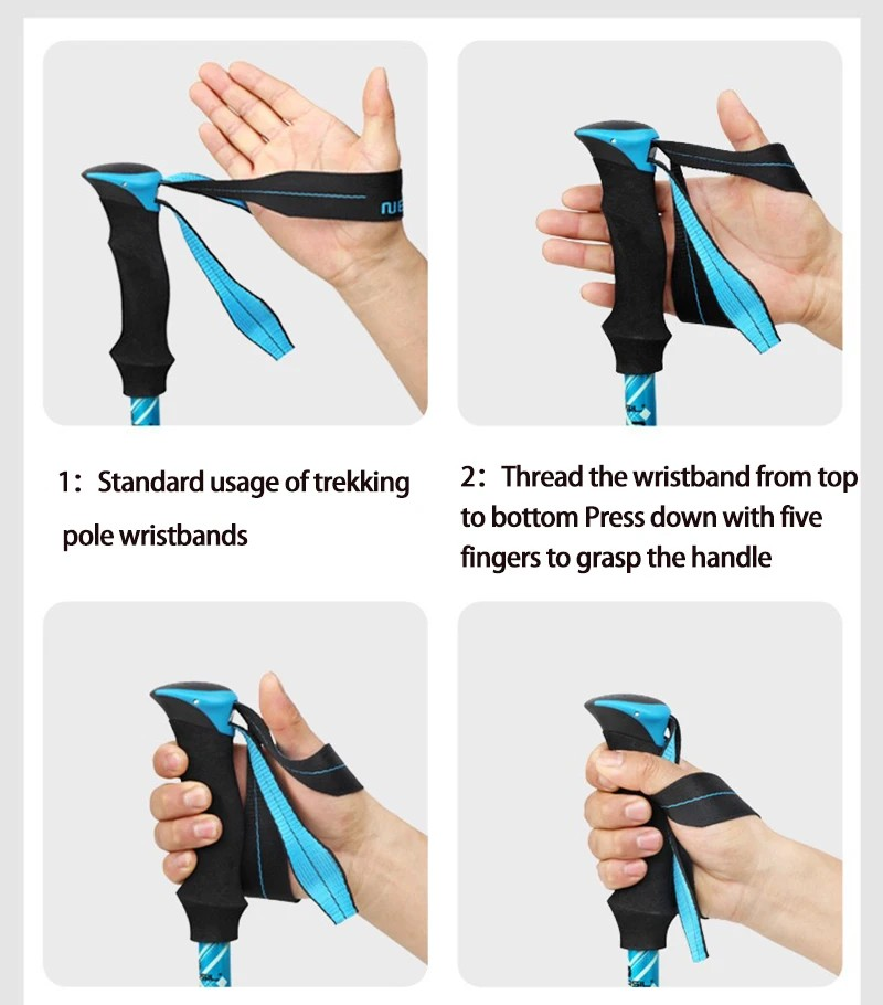 7075 Aluminium Trekking Poles with Quick Lock System ECOTREK