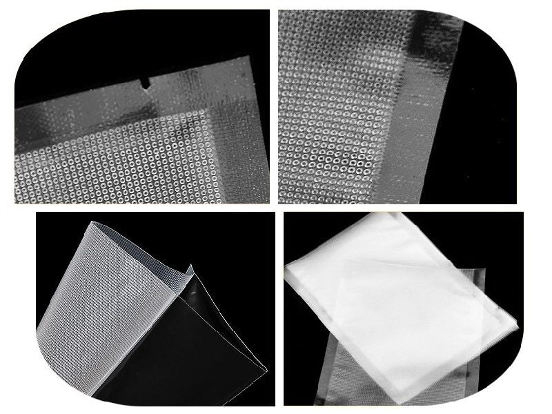 Textured Vacuum Seal Bags Pre-cut Food Storage Saver Bags Size XS-L dealonline.co.nz