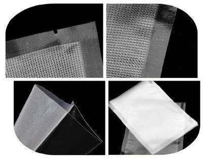 Textured Vacuum Seal Bags Pre-cut Food Storage Saver Bags Size XS-L dealonline.co.nz