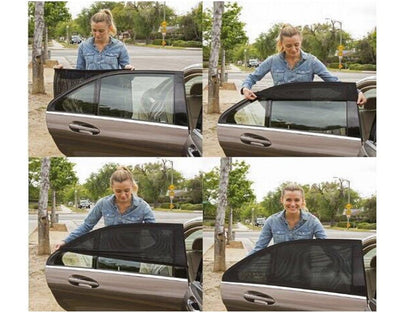 2*Car Side Rear Window Sun Visor Shade Mesh Cover Shield Sunshade UV Protector dealonline.co.nz