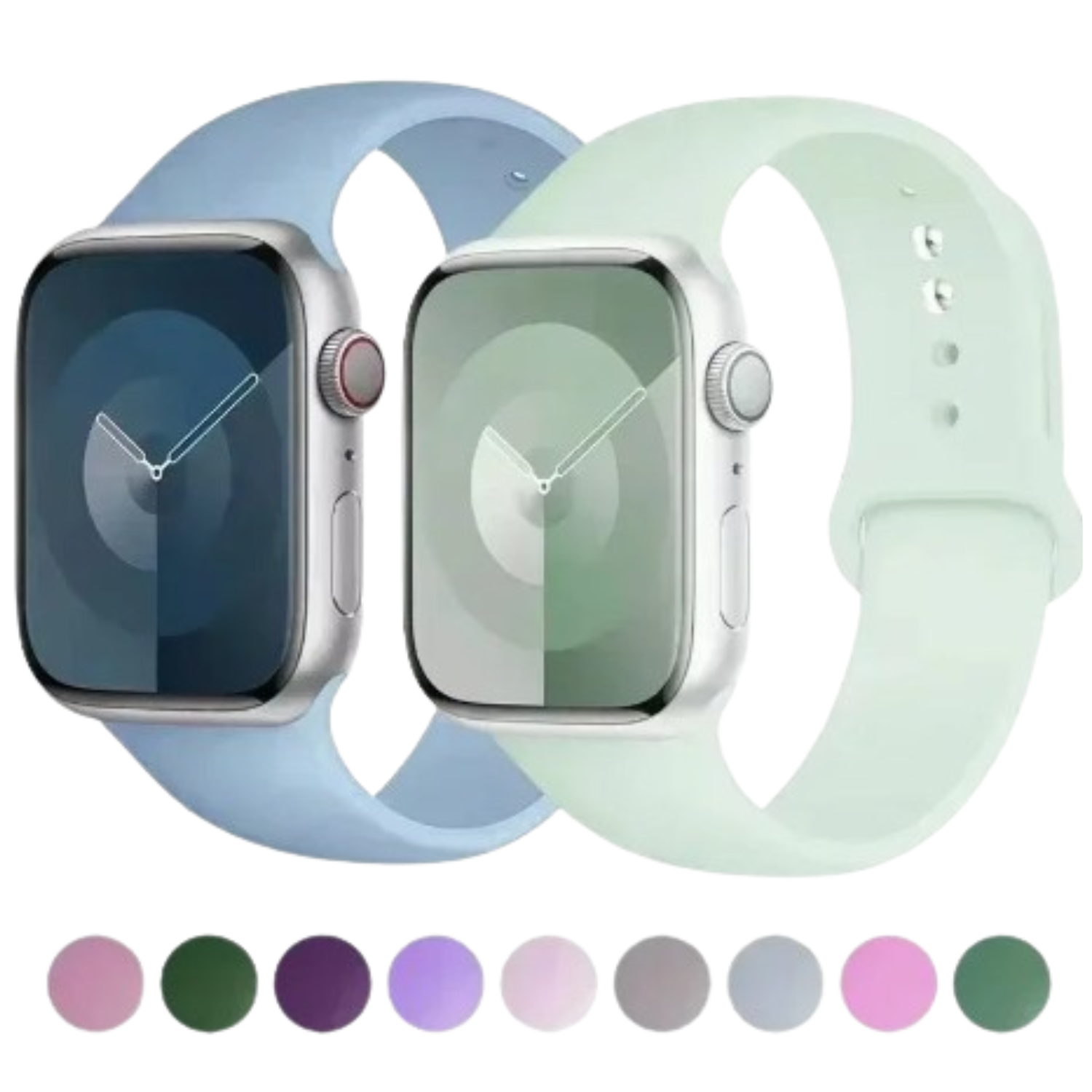 Silicone Sport Band for Apple Watch Series (42mm - 49mm)(available in 45 colours) Habicare