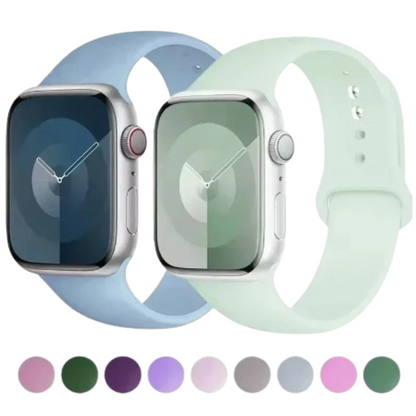 Silicone Sport Band for Apple Watch Series (42mm - 49mm)(available in 45 colours) Habicare