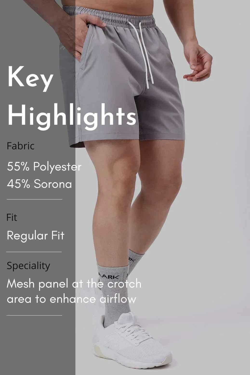 Nova Shorts Grey