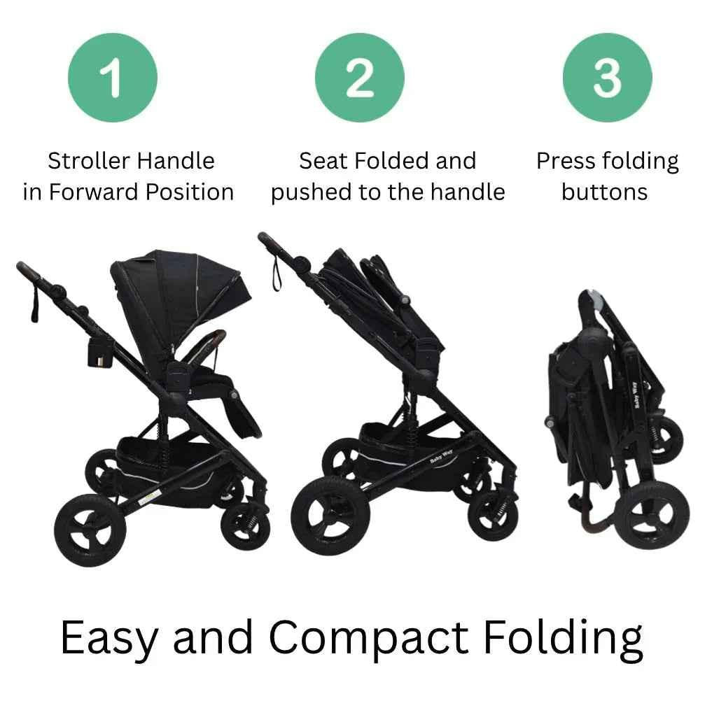 Versa 2in1 Open Bassinet Stroller with Sunshade and Cup Holder