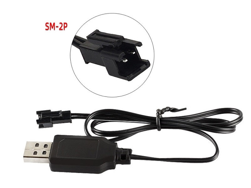 3.7V USB SM-2P Charging Cable for Car or Boat Black dealonline.co.nz