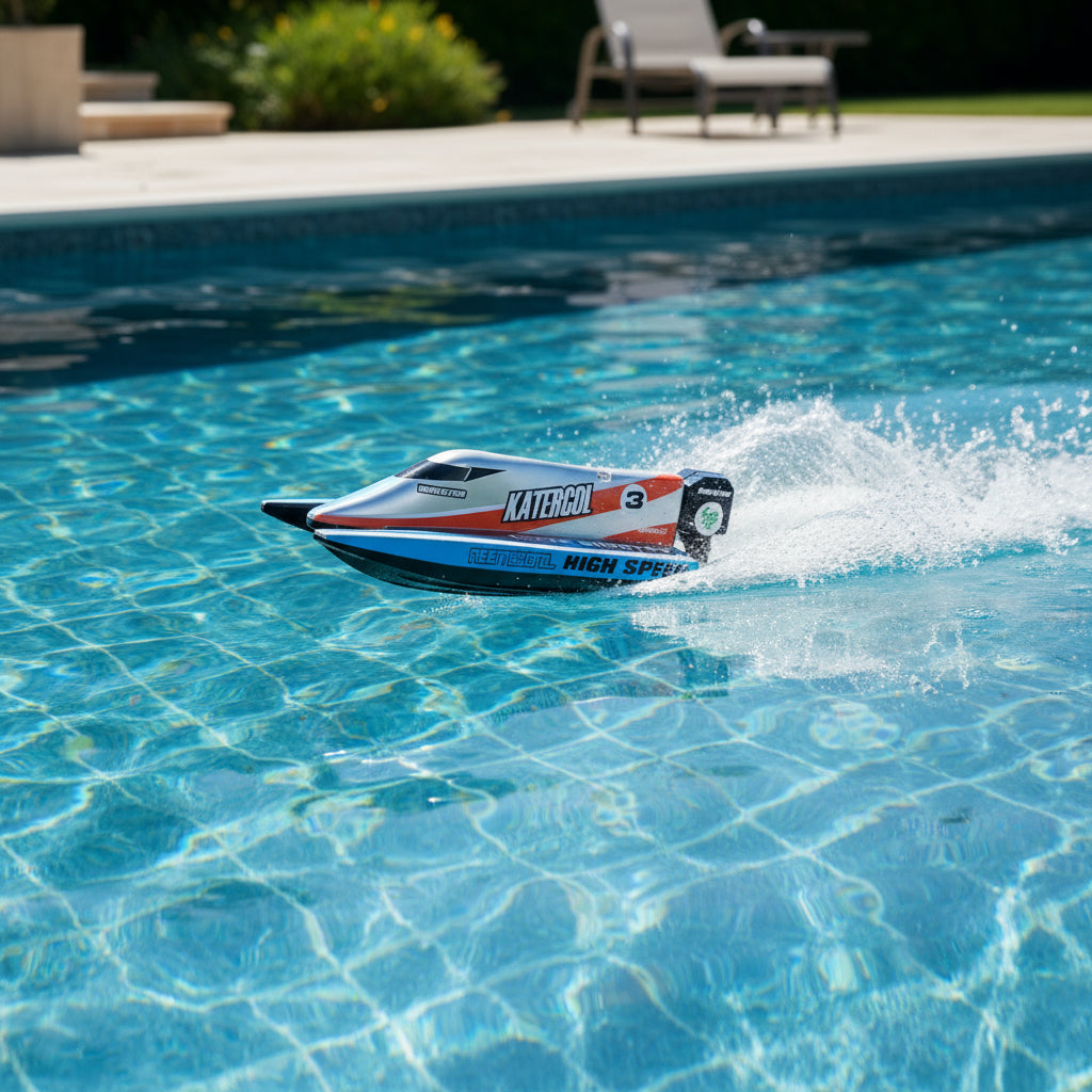 Remote Control Racing Boat - WHITE dealonline.co.nz