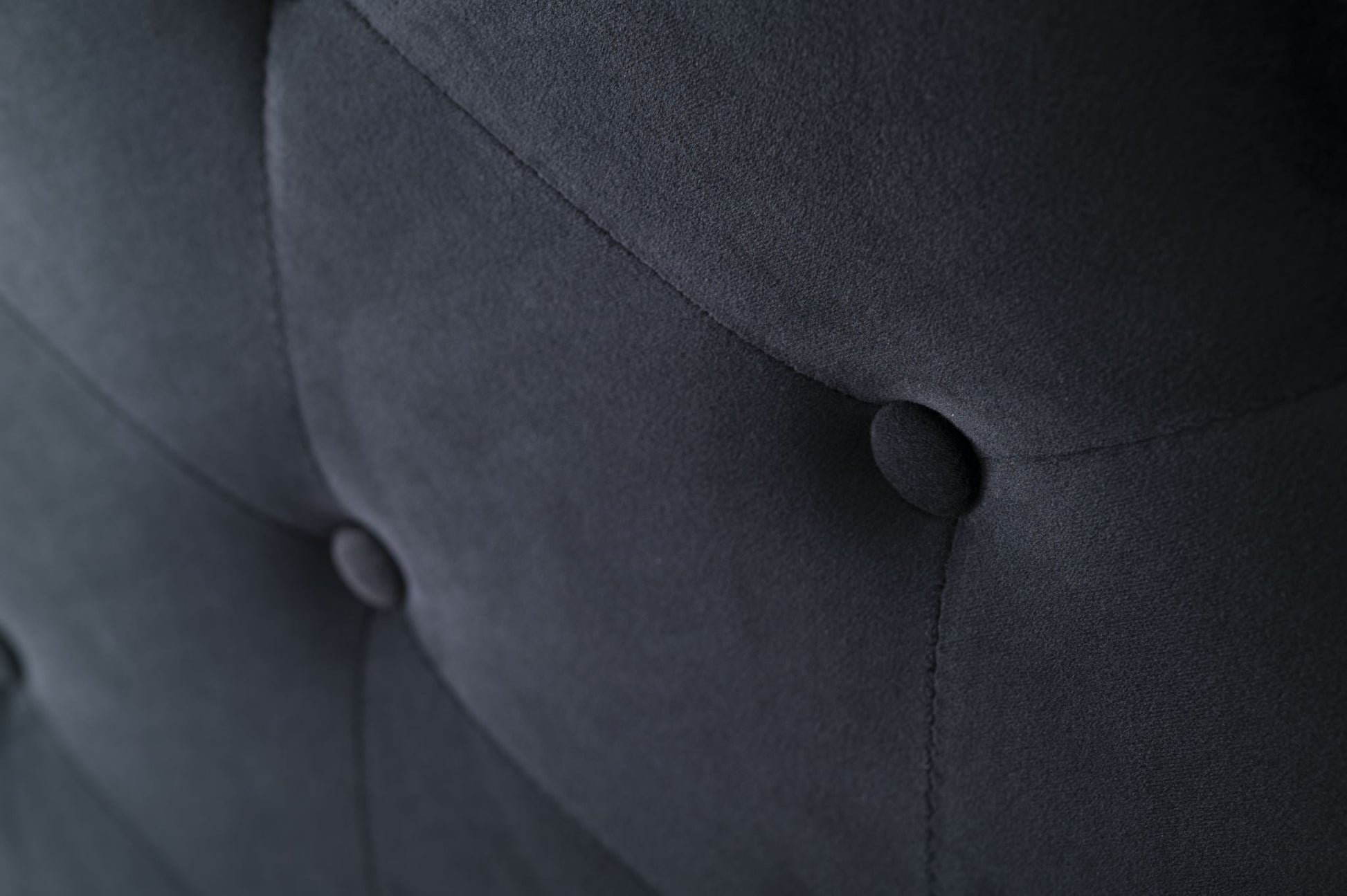 Fenland Headboard Black Velvet Double Size sue-e furniture
