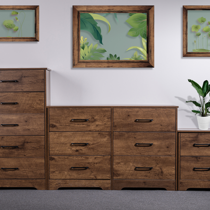 'Althea' Walnut Color Low Boy sue-e furniture