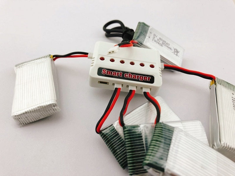 6 in 1 3.7V USB Charger for Drone dealonline.co.nz