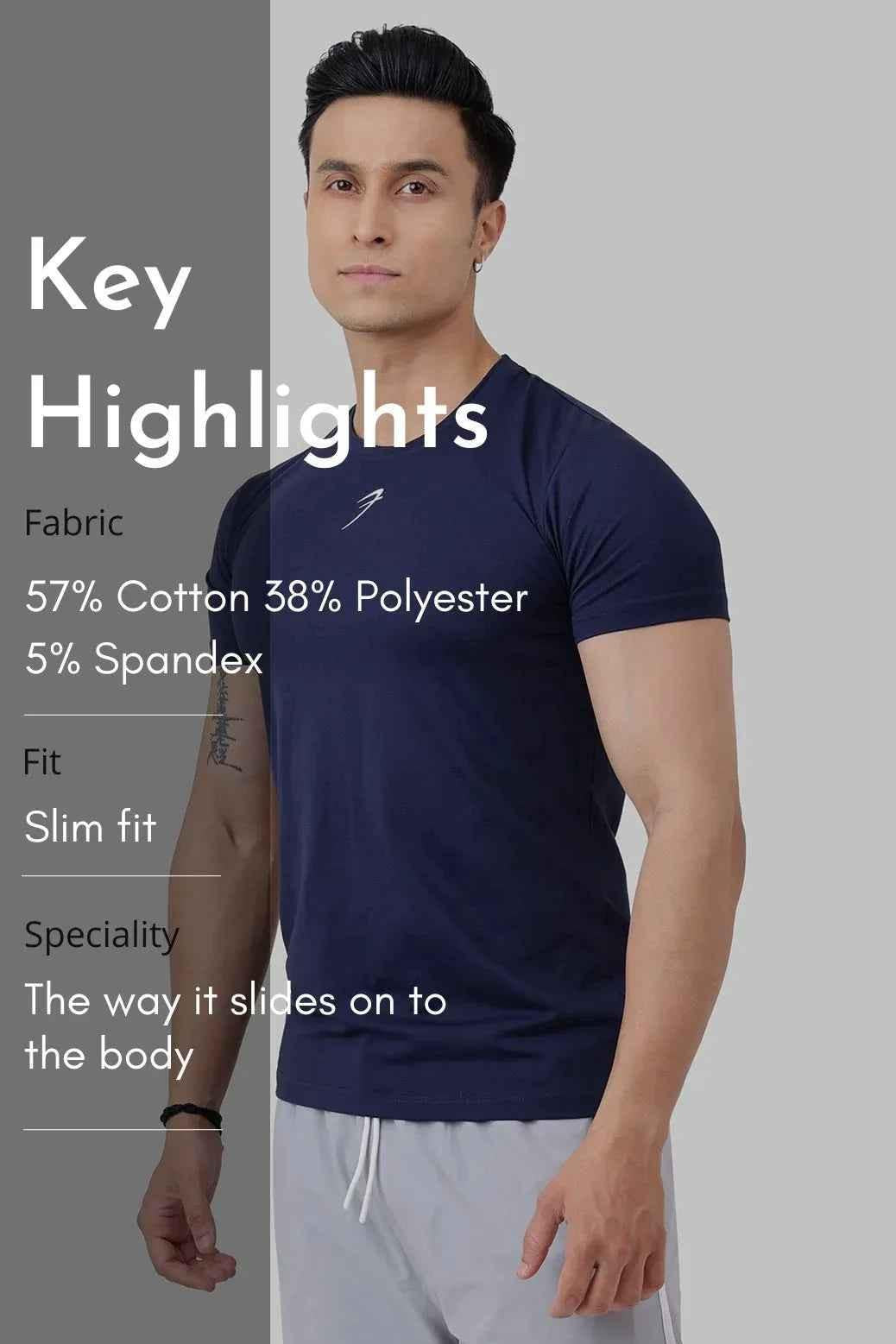 Pulse T-shirt Navy