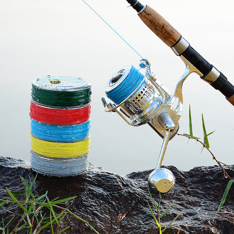 Braided Fishing Line 4 Strands Stronger Multifilament PE Braid Wire 1#15LB 100m dealonline.co.nz
