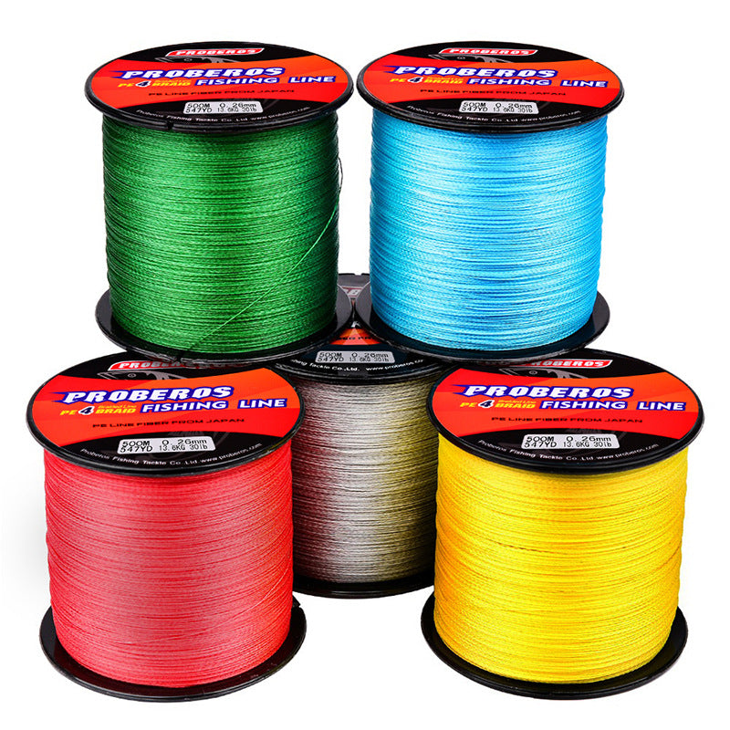 40LB 500m Braided Fishing Line 4 Strands Stronger Multifilament PE Braid Wire 4.0 dealonline.co.nz