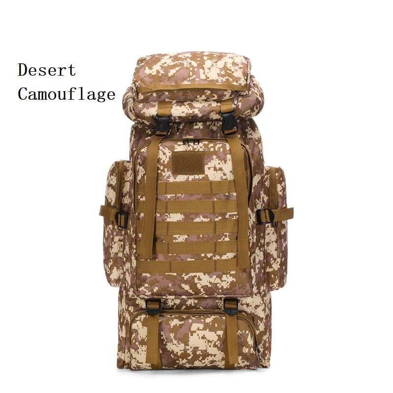 ECOTREK-80L Hiking & Camping Backpack – Waterproof & Durable ECOTREK