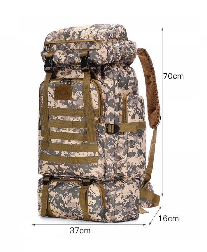 ECOTREK-80L Hiking & Camping Backpack – Waterproof & Durable ECOTREK