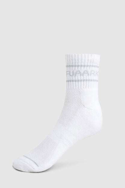 Legacy Quarter Socks White/Grey - ShopHub