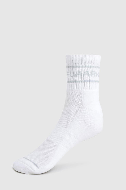 Legacy Quarter Socks White/Grey - ShopHub